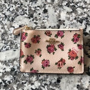 Coach Rose Skinny ID case
